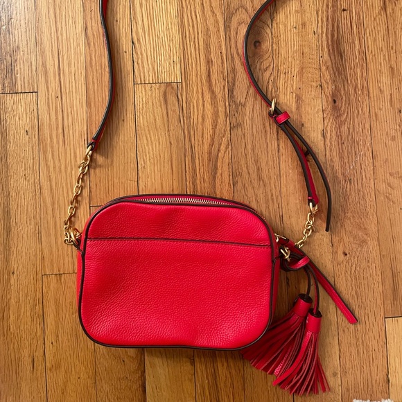 Tory Burch McGraw Leather Crossbody Camera Bag - Picture 2 of 5